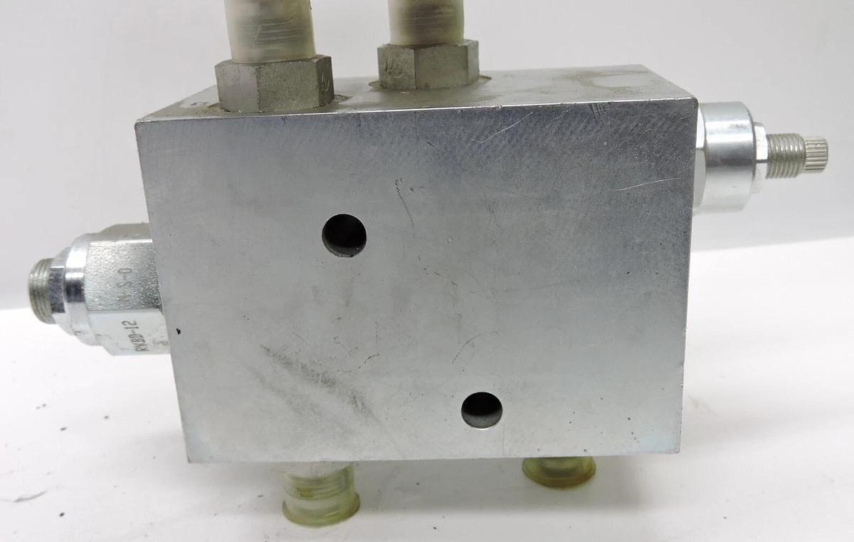 Werk Brau FV-12163-V2 Hydraulic Manifold Block w/ Cartridge Valves
