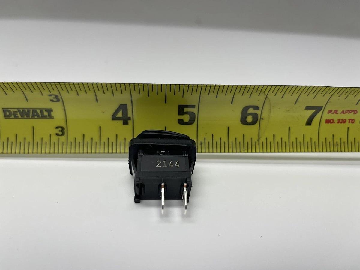 LOT OF 1600- KRE2ANA1BBD01 Rocker Switch SPST ON-OFF 16 A Gold Contacts UV BLACK