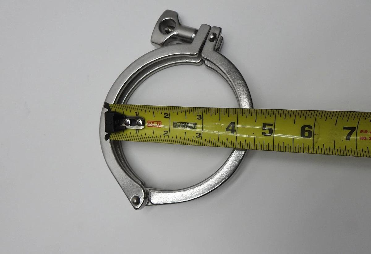 Lot of 18 - Dixon Sanitary 4" Tri Clamp Single Pin Stainless Steel - NEW