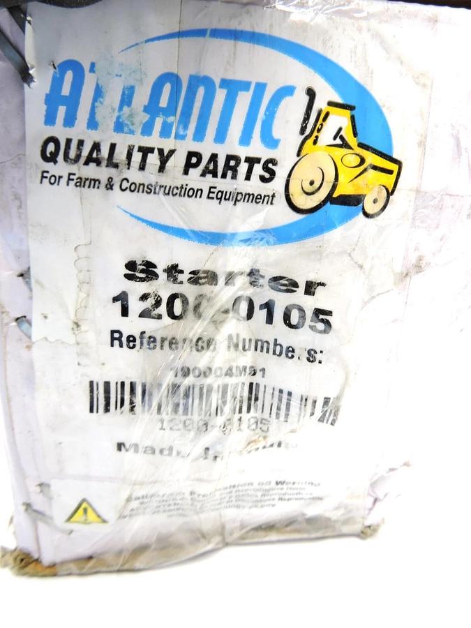 Atlantic Quality Parts 1200-0105 Starter (Replaces Massey Ferguson 1900348M91)