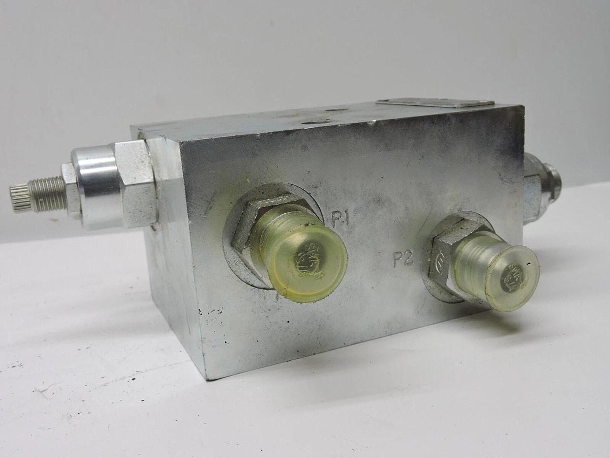 Werk Brau FV-12163-V2 Hydraulic Manifold Block w/ Cartridge Valves