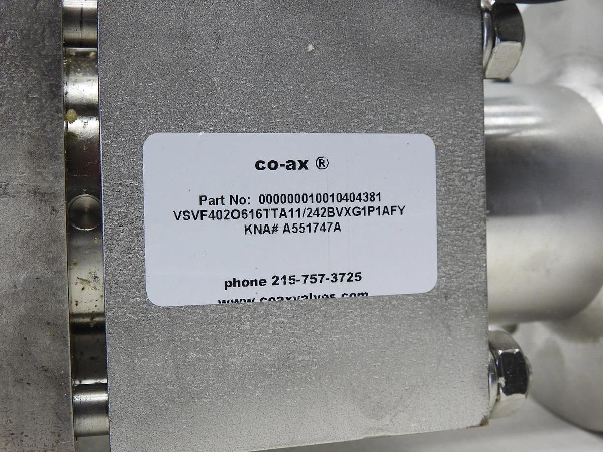 XX COAX VSV-F 40 NO Muller Co-AX Externally Controlled Valve - NOB NEW!