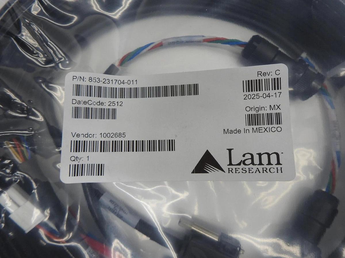 Lam Research Cable Assembly 853-231704-011 Harness GENUINE OEM - NEW