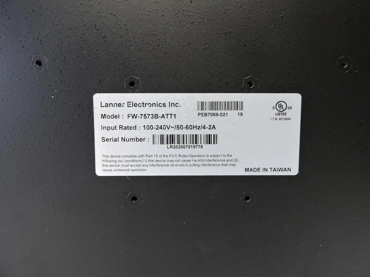 Lanner FW-7573B-ATT1 Rackmount Network Security Platform - NICE!