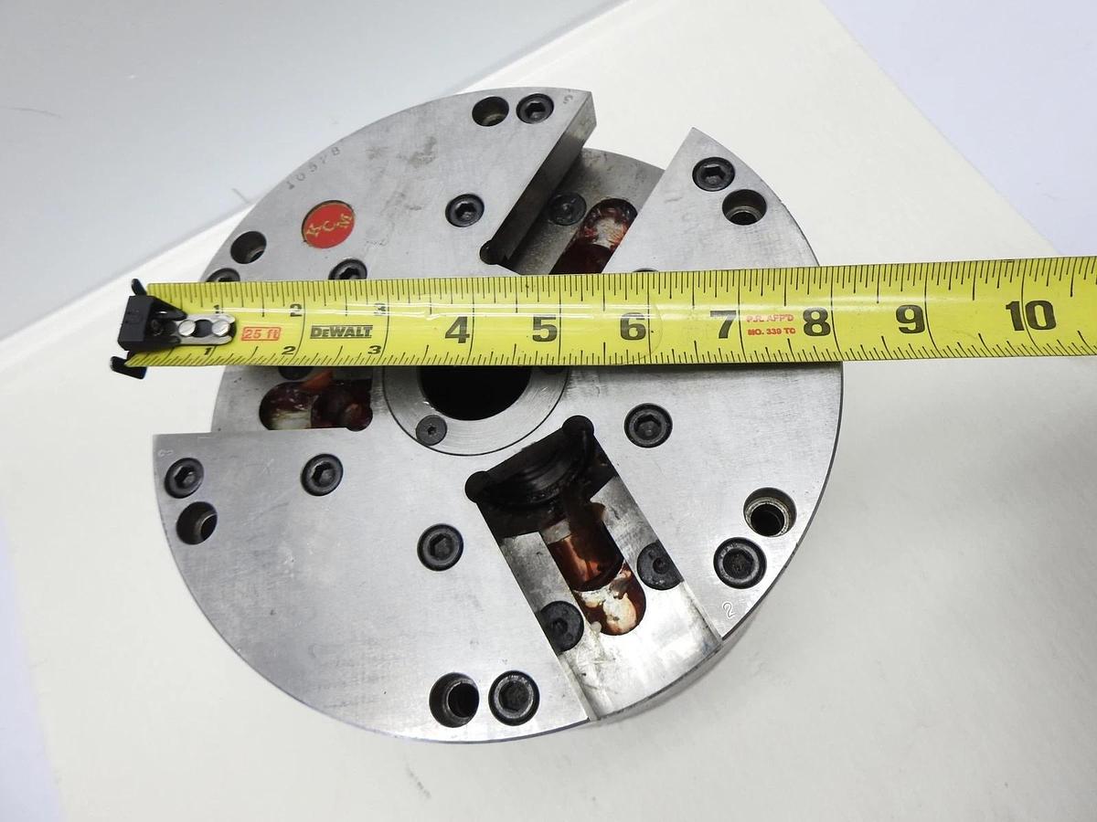 KCM 8" 3 Jaw Lathe Chuck - NICE!