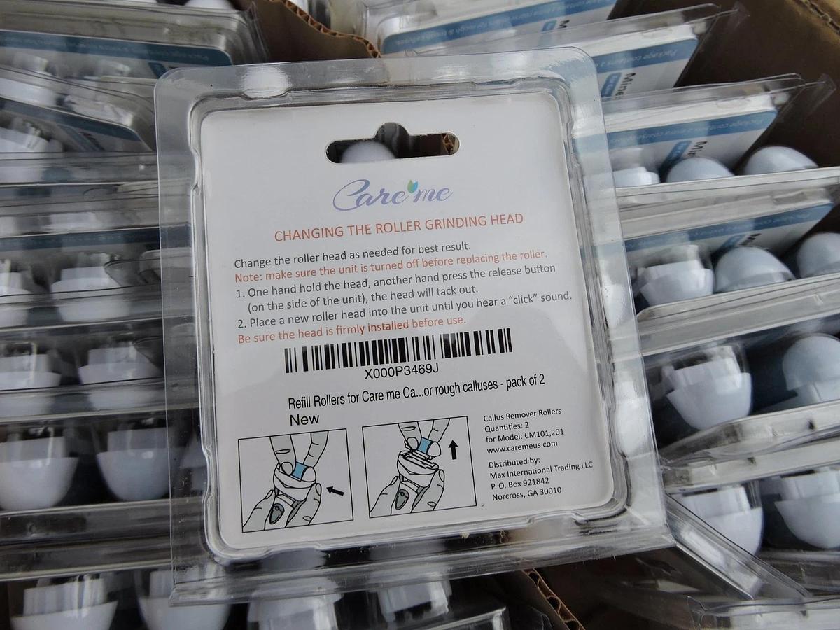 Lot of 200  - Mineral Grinding Rollers for Care Me Callus Remover CM-101, CM-201