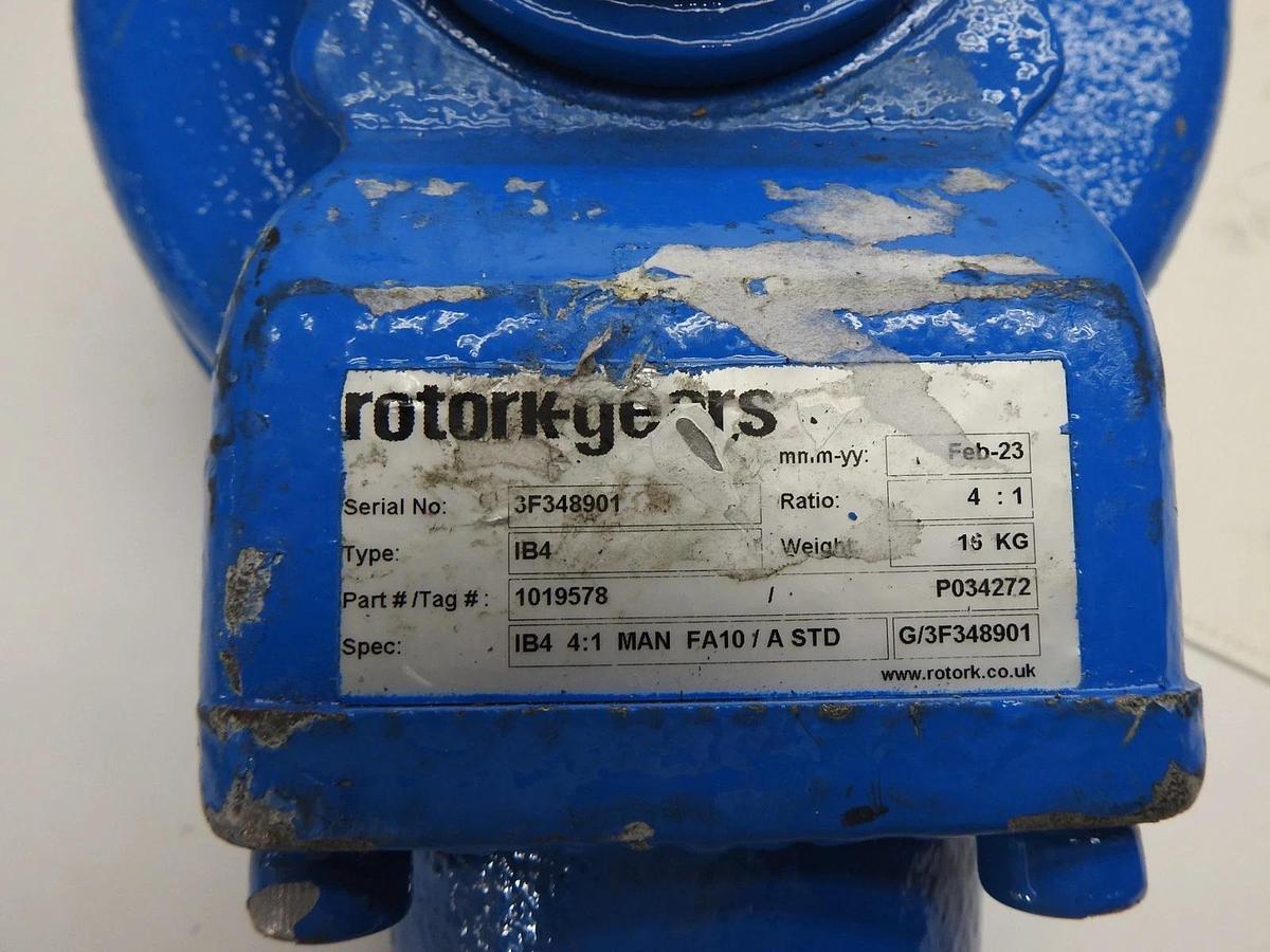 Rotork-Gears 1019578 Multi-Turn Gearbox Type IB4 / 4:1 Ratio / IB4 4:1 MAN FA10