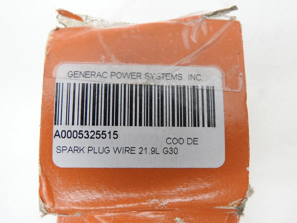 OEM Generac A0005325515 Spark Plug Wire 21.9L G30