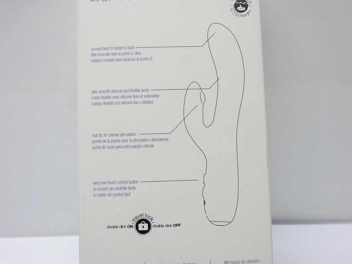 VeDO Rockie Dual Rechargeable Vibe Rabbit Vibrator Indigo