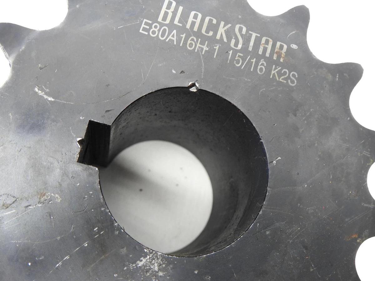 BlackStar E80A16H 1 15/16 Triple Strand Sprocket 16 Teeth, 4160 - BULK NEW