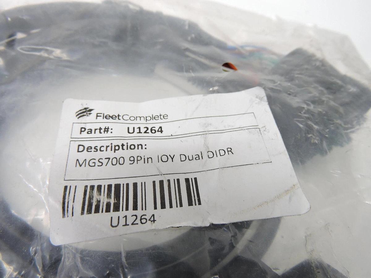 Fleet Complete U1264 MGS700 9 Pin IOY Dual DIDR Bundle Data/Power Cable - NEW