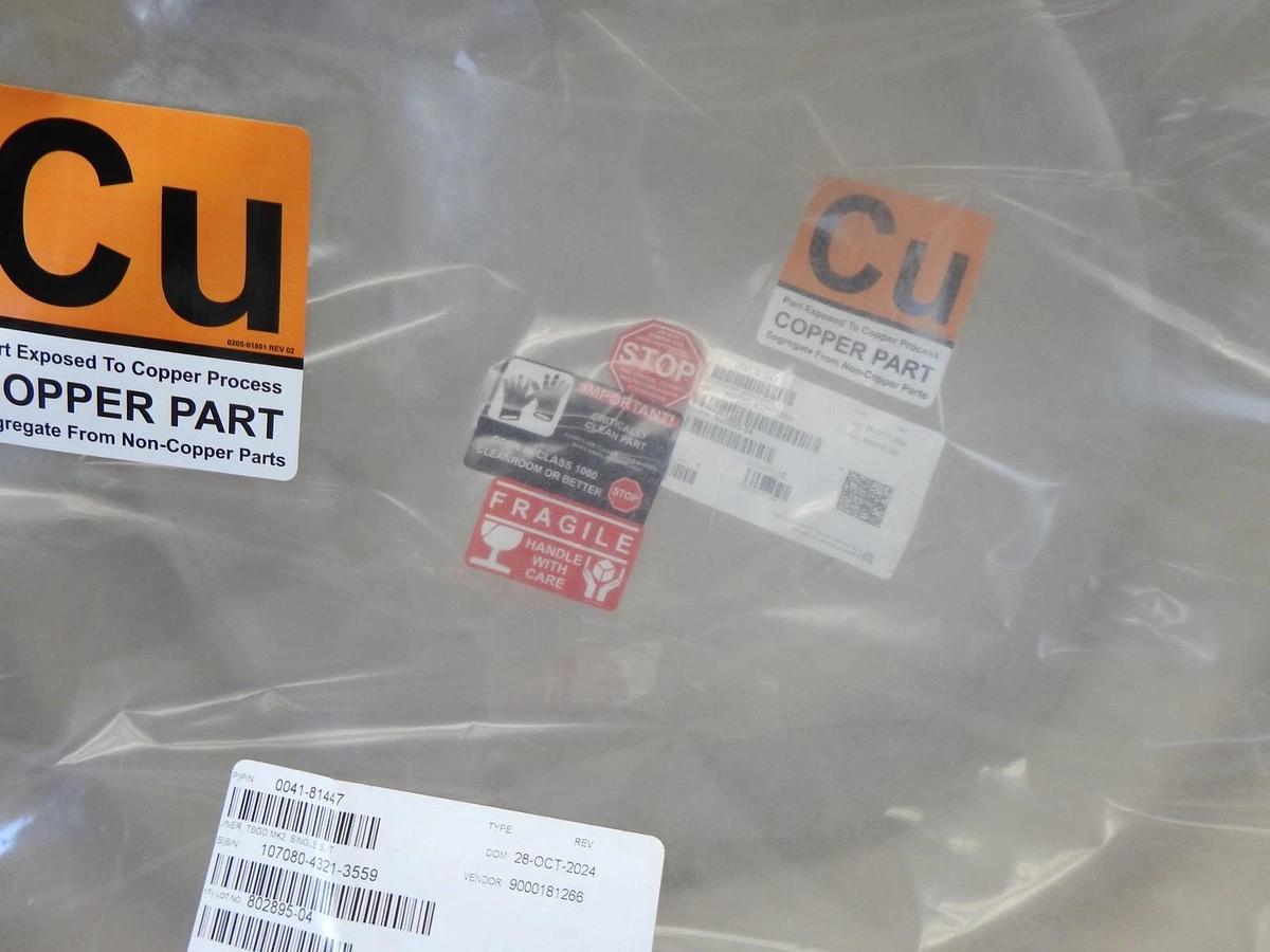 GENUINE AMAT 0041-81447 Liner, TSGD MK2, Single Slit Applied Materials OEM - NEW
