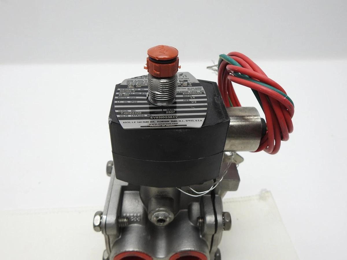 ASCO EV8316G384V 1.4 W LOW POWER SOLENOID VALVE 24DC - NOB NEW!