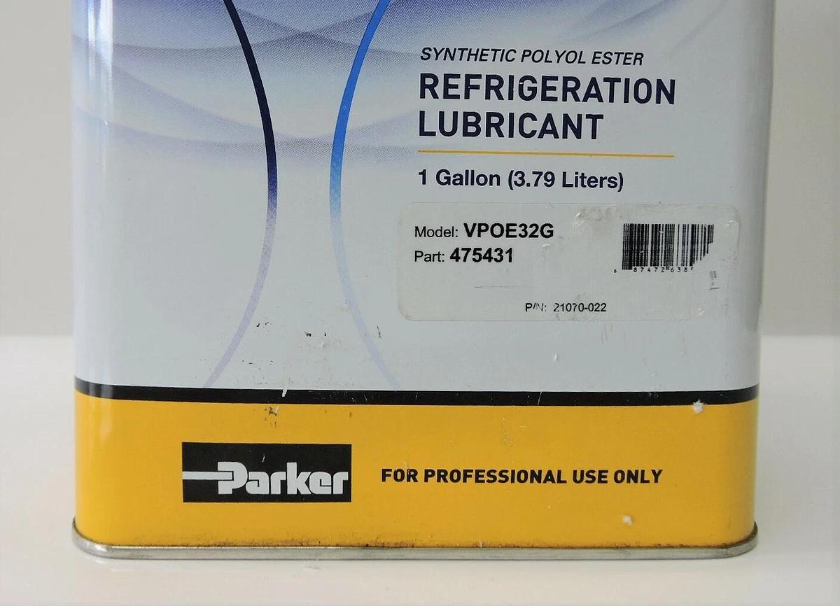 Parker Polyol Ester Refrigeration Lubricant (1 Gallon) VPOE32G POE Lubricant