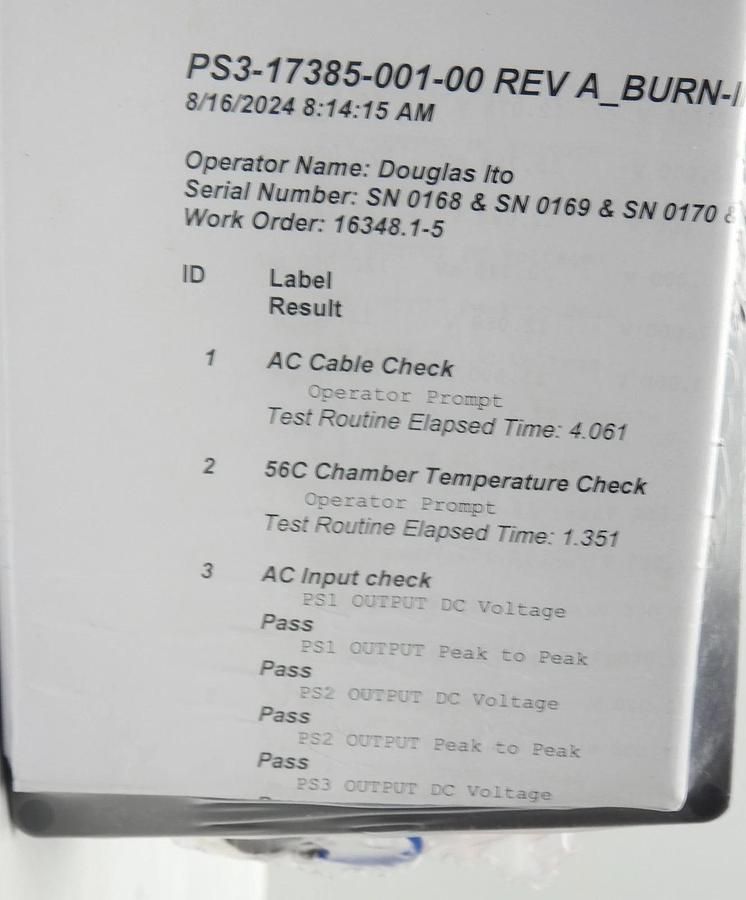 Sager Electronics Power Converter (VPA/GPA) 1043769-101 TRACO Electronic