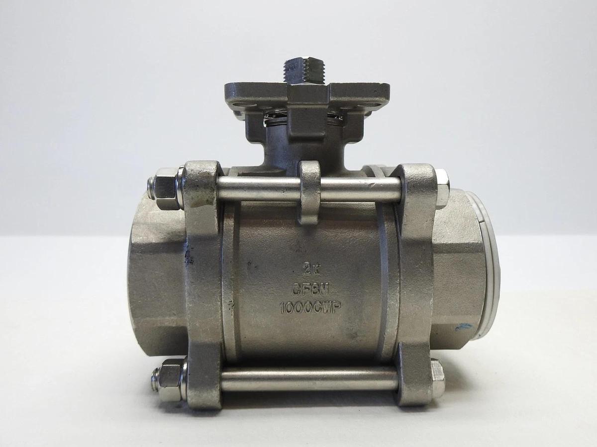 FNW 2" CF8M 1000CWP 2-Way Ball Valve NPT - NOB NEW!