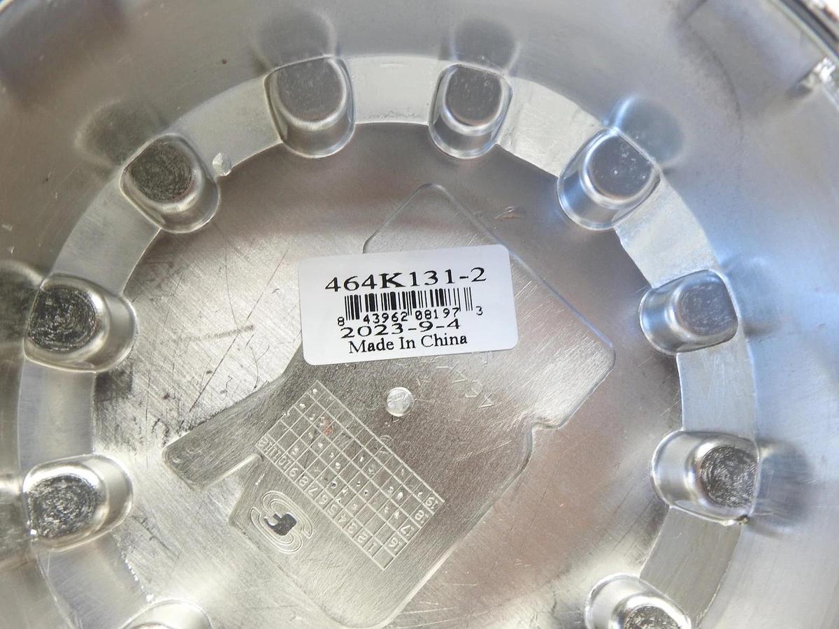 XD SERIES 464K131-2 Chrome 779 786 795 Wheel Rim Center Cap (8 Lug Only) S604-17