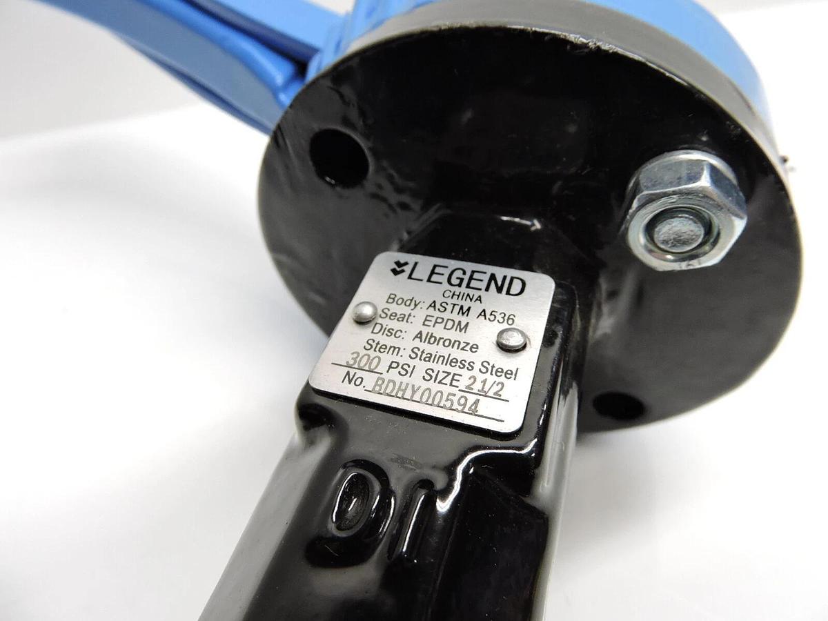 Legen 2-1/2" Ductile Iron DN65 ASTM A536 EPDM Valve - NOB NEW