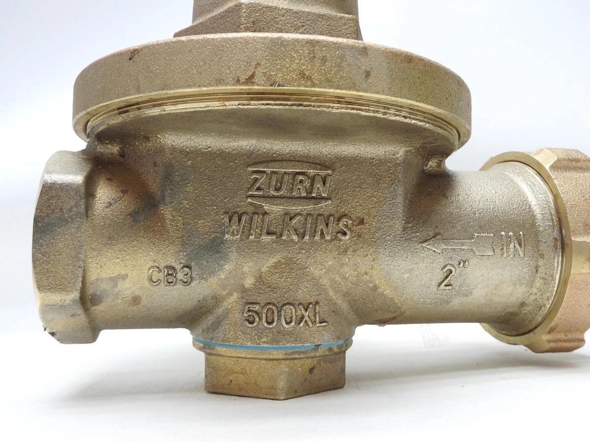 Zurn Wilkins 500XL 2" Water Pressure Reducing Valve w/ Check Valve - BULK NEW!