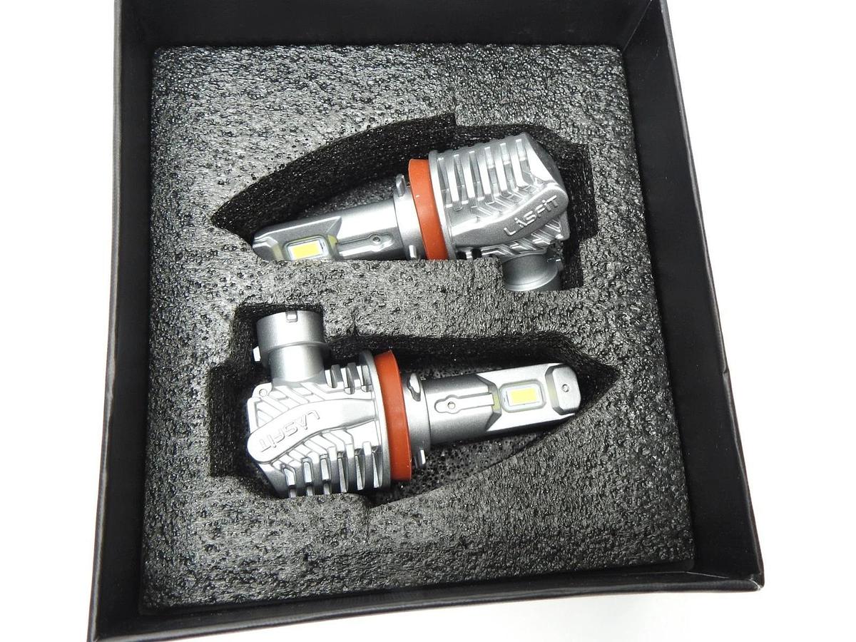 Lasfit L1 Plus H8 | H9 | H11 4000LM Set 6000K 2PCS LED Kit L1PLUS L-Shaped Bulbs