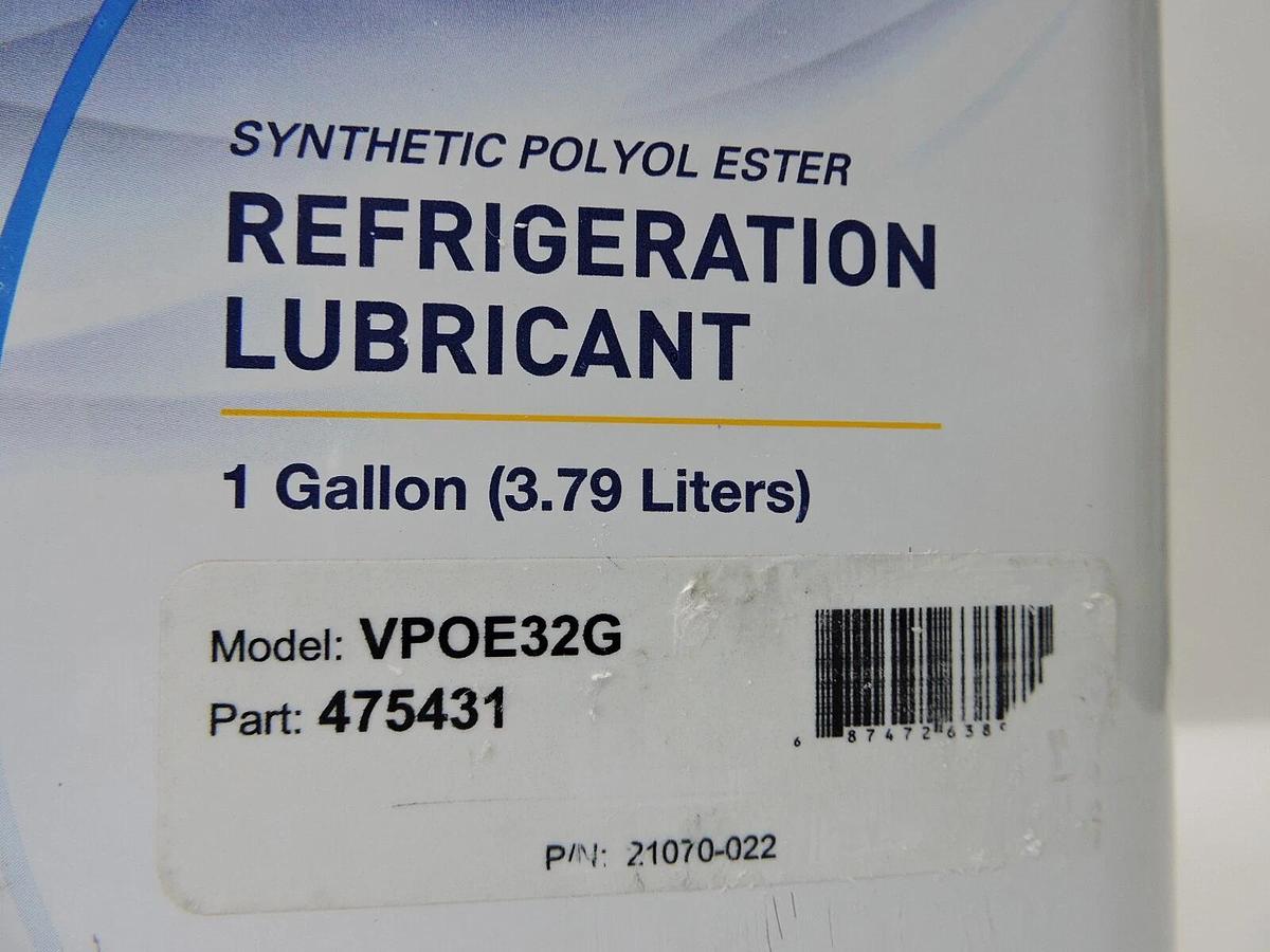 Parker Polyol Ester Refrigeration Lubricant (1 Gallon) VPOE32G POE Lubricant