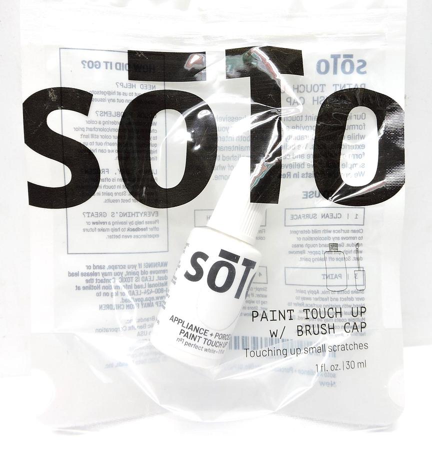 Soto White Paint Touch Up Appliance+Porcelain High-Gloss (No. 01) Perfect White