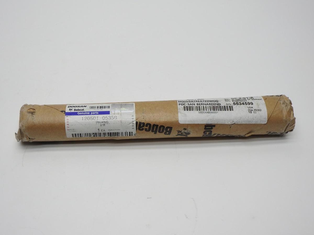 Doosan 120501-05358 Pin, King King pin - OEM NEW!