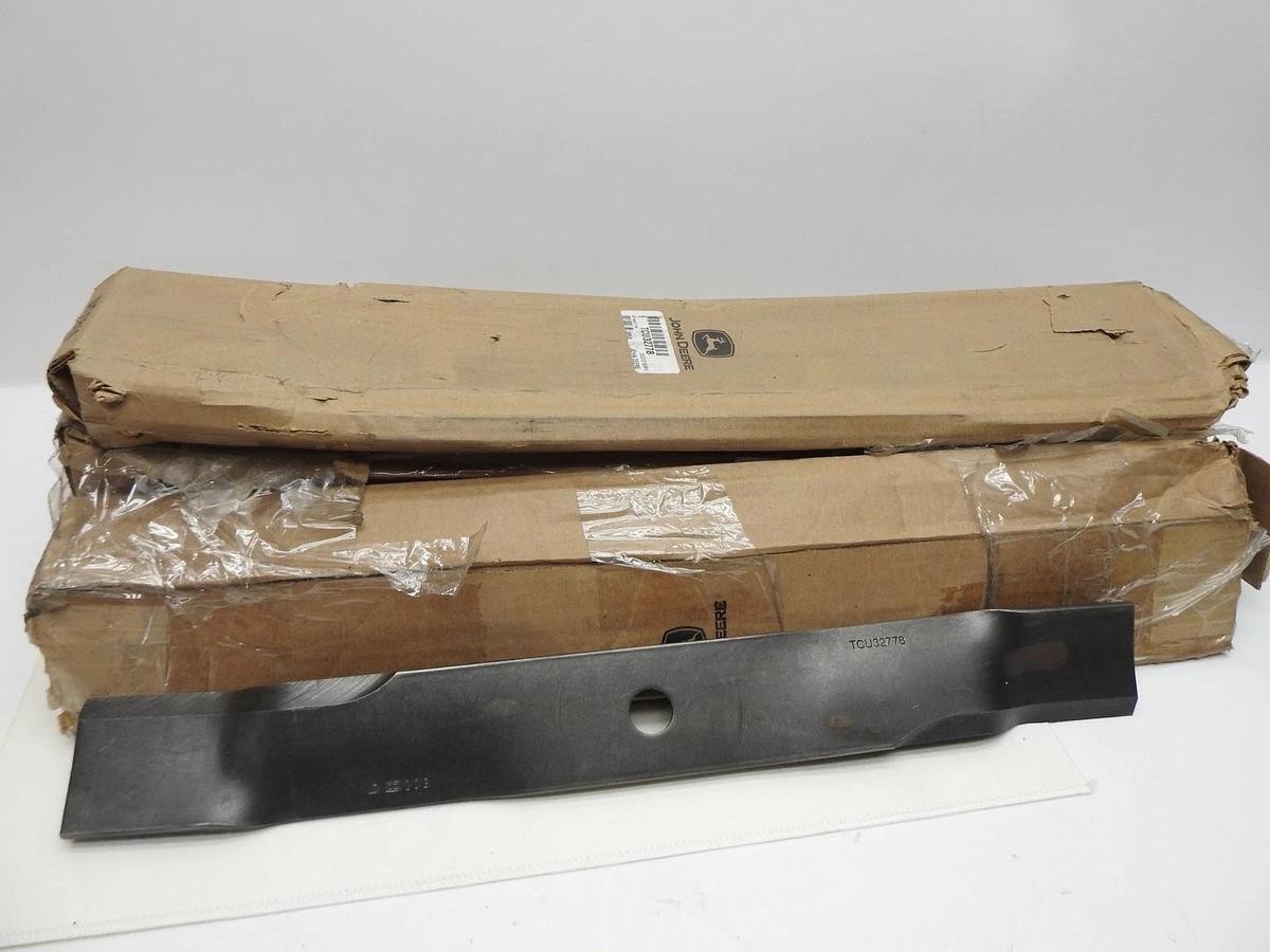 x5 John Deere TCU32778 Mulch Mower Blade fits 8800A - OEM NEW