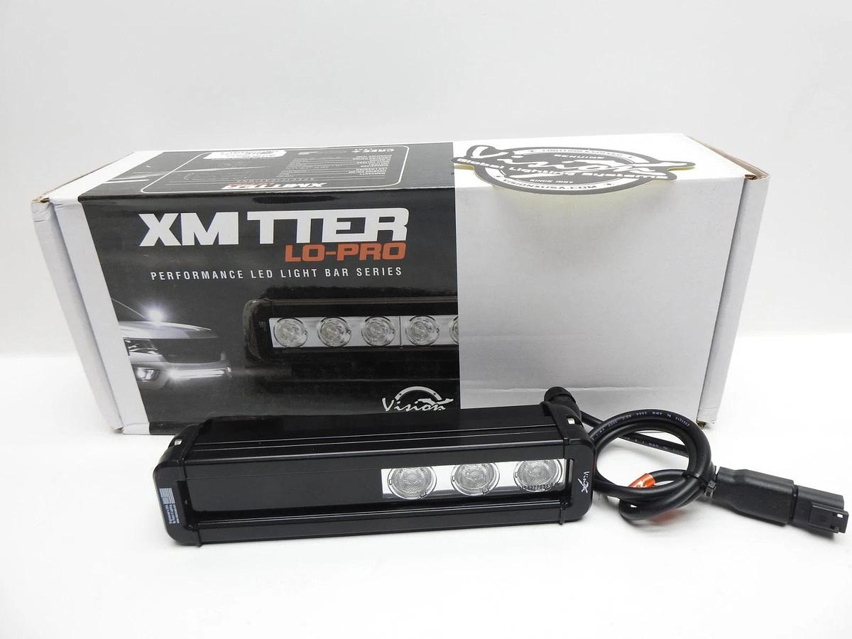 VisionX 9" Low Profile 3 Blue Strobe and 2 Hertz Flasher Combo Strobe Light NEW!