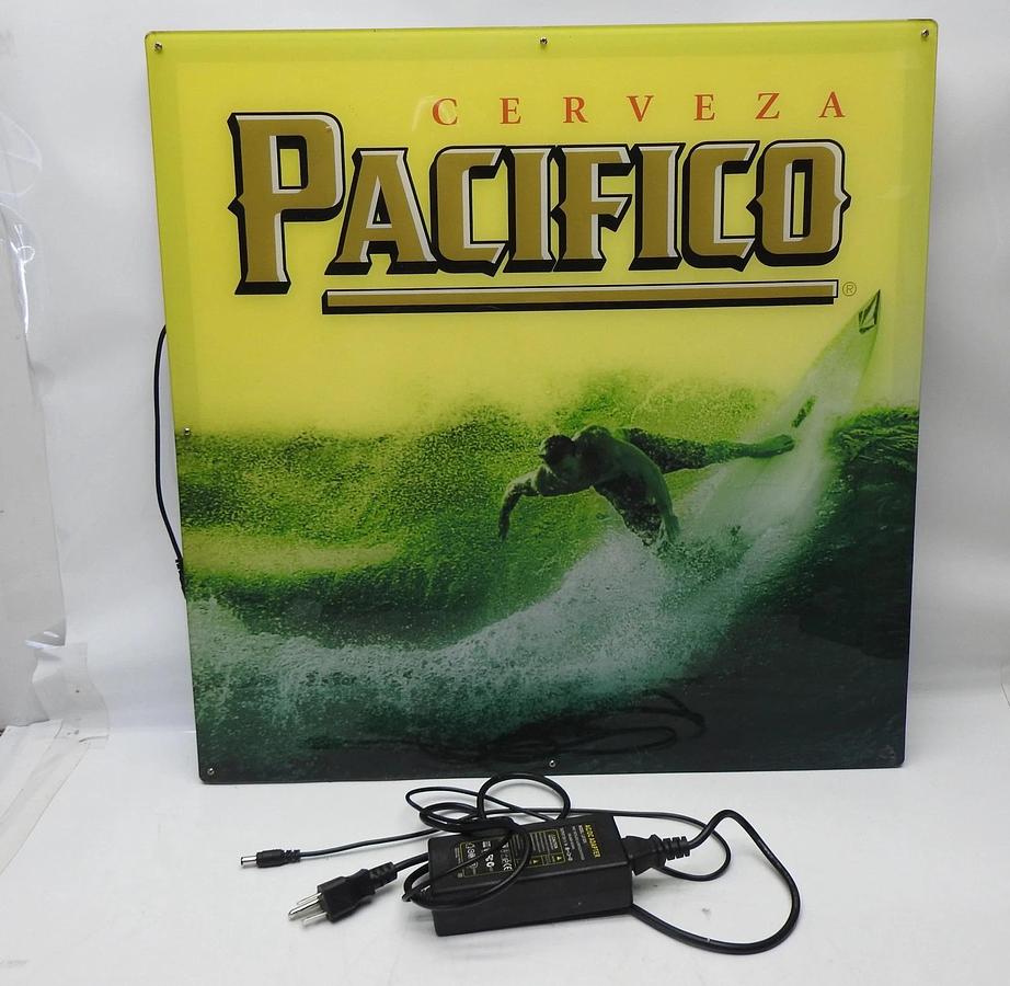 Cerveza Pacifico Surfing Beer Bar LED Neon Sign Light 22" x 22"