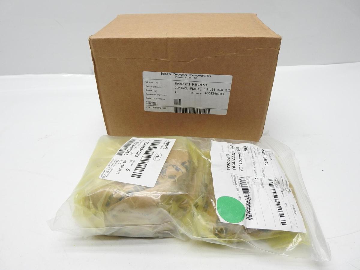 x5 Rexroth R902195223 Control Plate LH 32 Series 97.17mm W, 10.54mm H 44.62mm ID