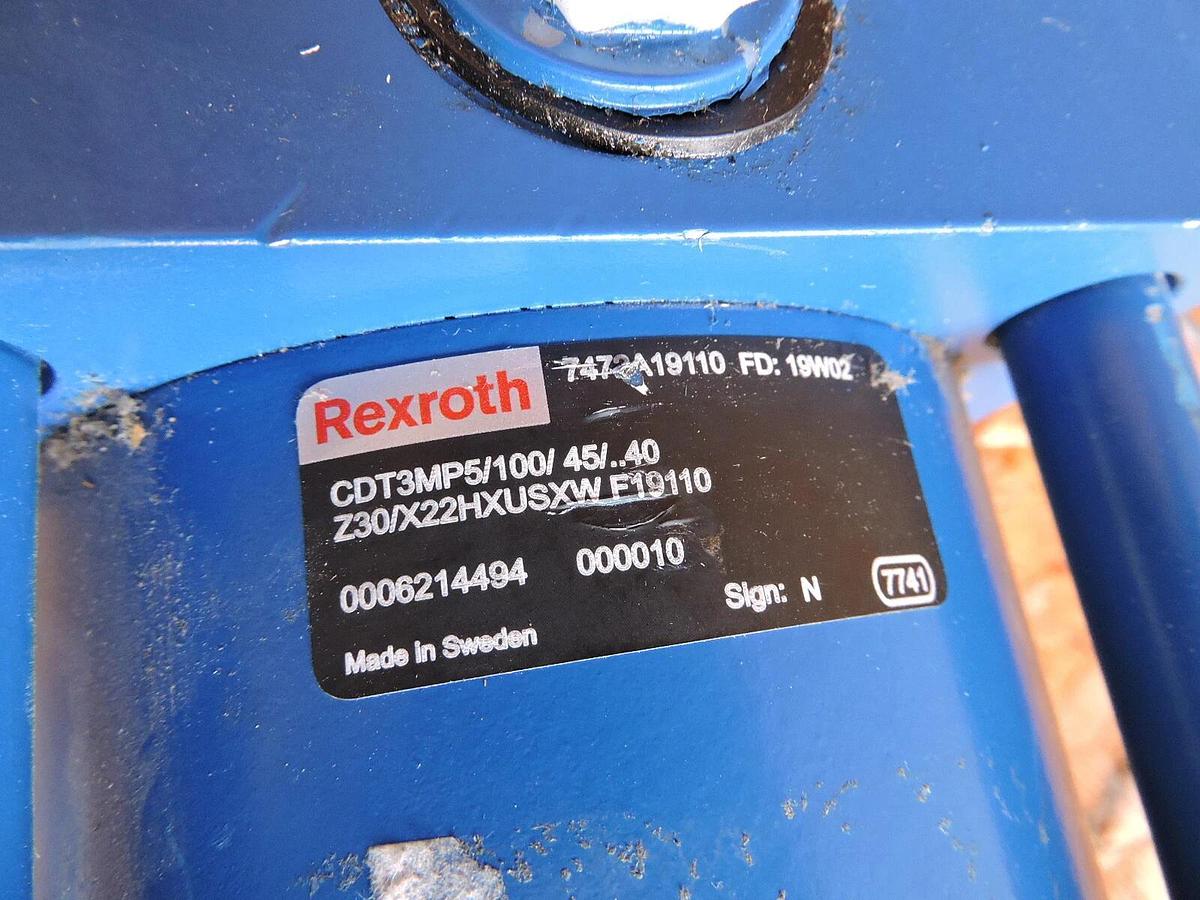 Rexroth Hydraulics Cylinder Cylinder CDT3MP5/100/ 45/..40Z30/X22HXUSXW F19110