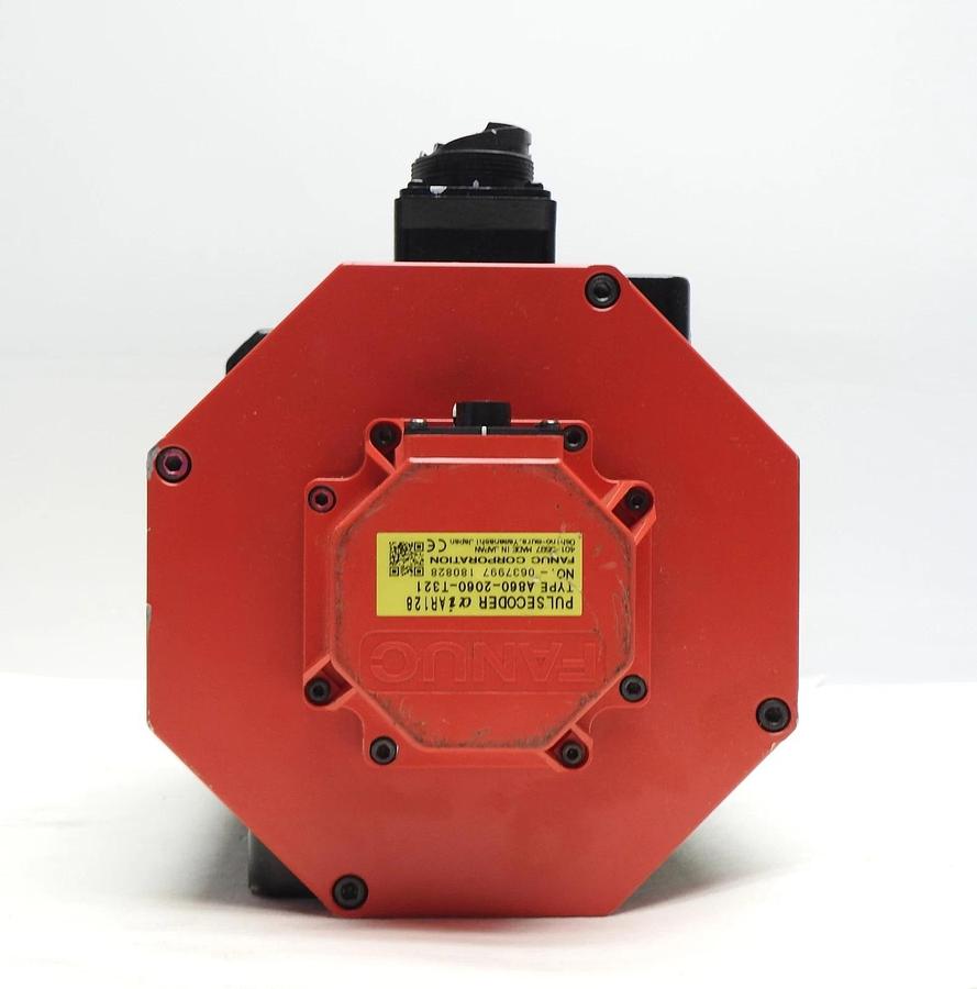 Fanuc A06B-2041-B605#0142 aisR 30/3000-B AC Servo Motor w/ A860-2060-T321 - READ