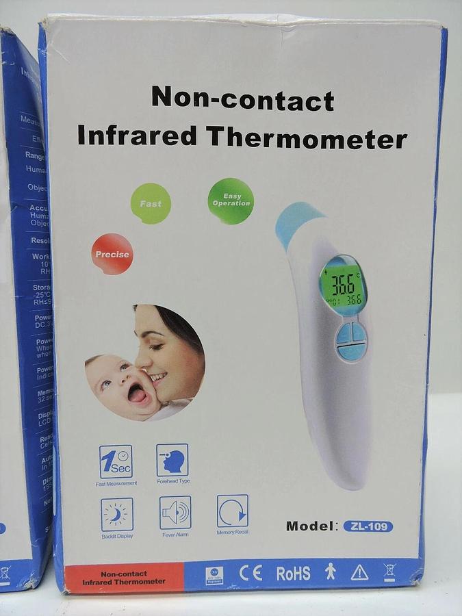 LOT of 4 - ZL-109 Home Handheld Non-Contact IR Electronic Forehead Thermometer