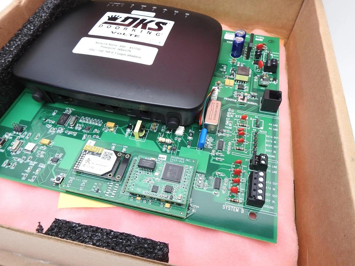 Lot of 3 Doorking DKS 1800-010 Telephone Entry System Expansion Board AS IS READ