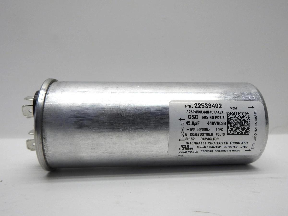 Heatcraft 22539402 Capacitor RUN CAP 45μF/440VAC for LG MPA019KAA.A58LEXS NEW