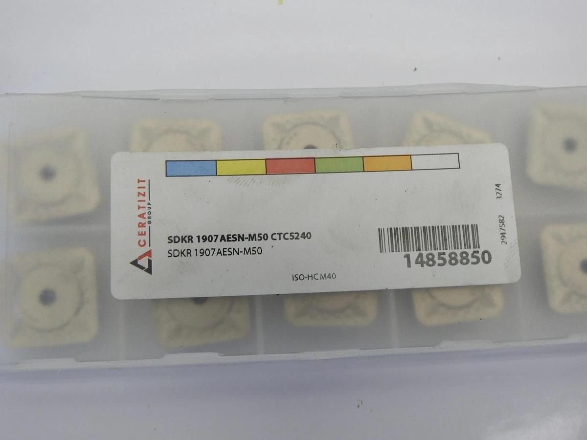 10-pk Ceratizit SDKR 1907 AESN-M50 CTC5240 Inserts #14858850