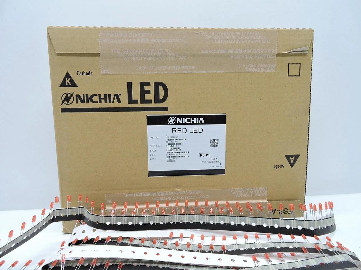 Nichia LED Red Led (4,000 PCS) WFT-421300 NSPR336 CST - NEW!