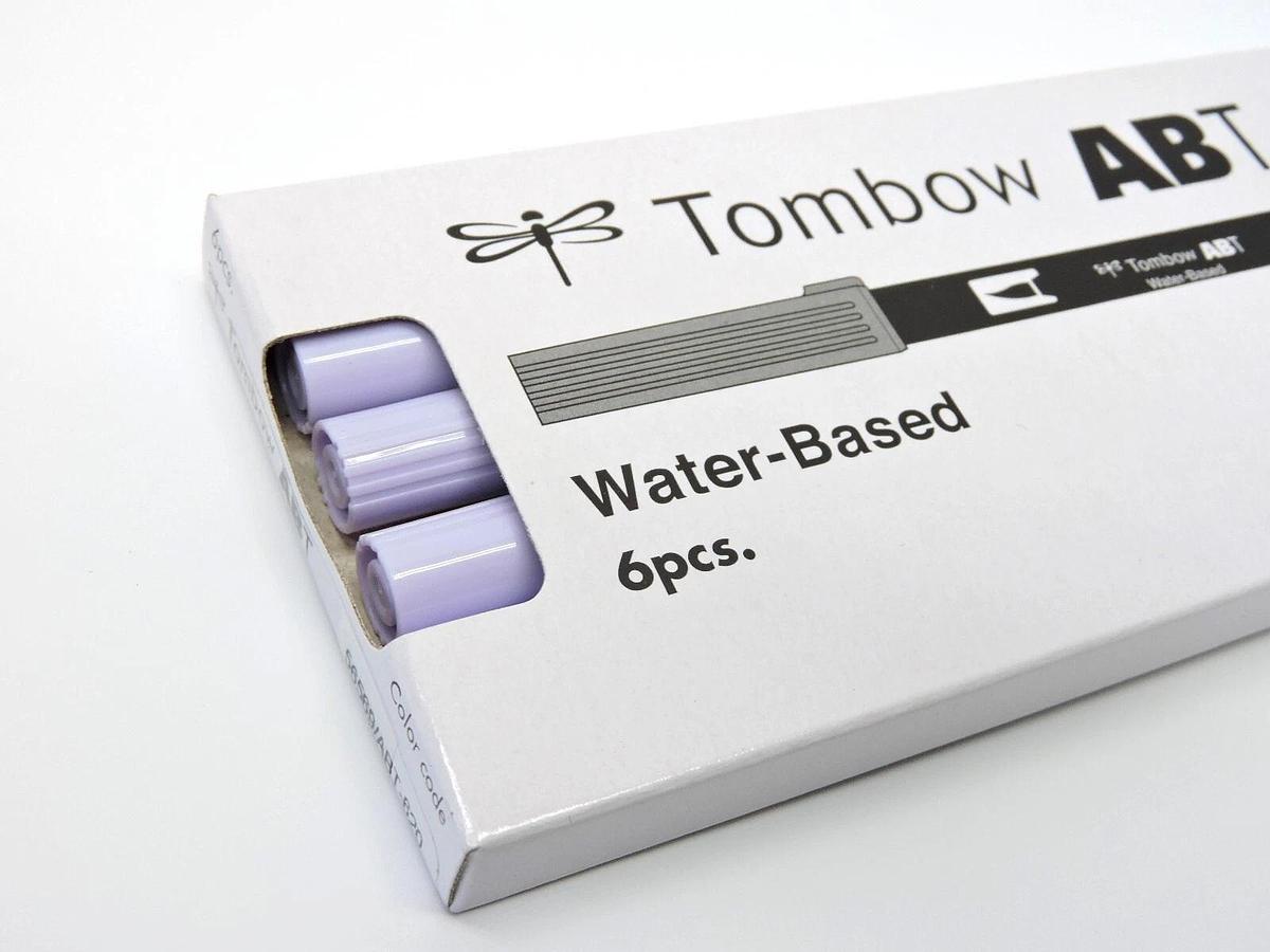 (Lot of 6) - Tombow 56569 Dual Brush Pen Art Marker, ABT 620 Lilac - NEW!