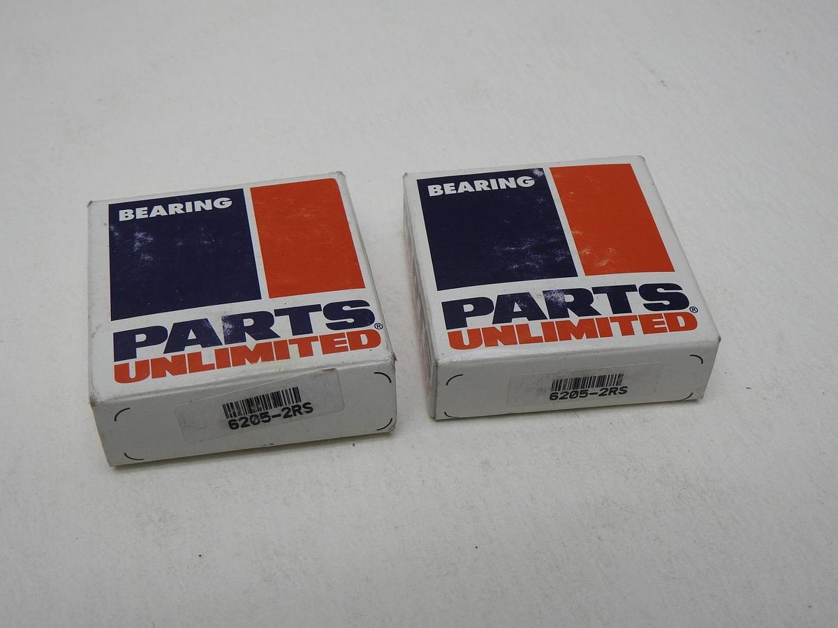 2 p/k - Parts Unlimited 6205-2RS 6205 2RS - NEW!