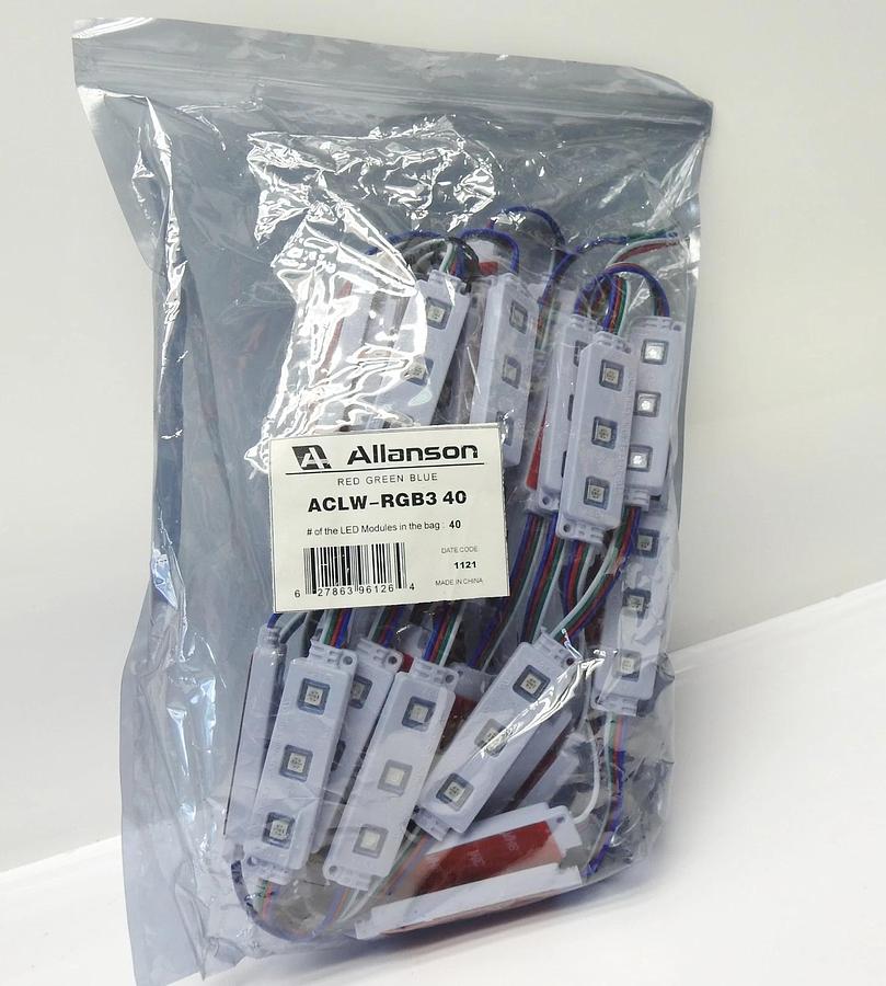 Allanson ACLW-RGB3 40 RED, GREEN, BLUE x40 Modules - NEW!