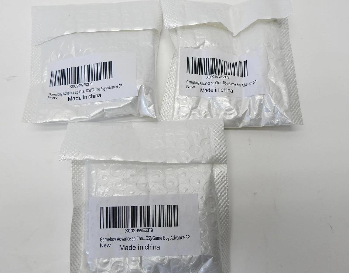 (3 pack) USB Charger Cable Cord for Nintendo Gameboy Advance GBA SP NEW