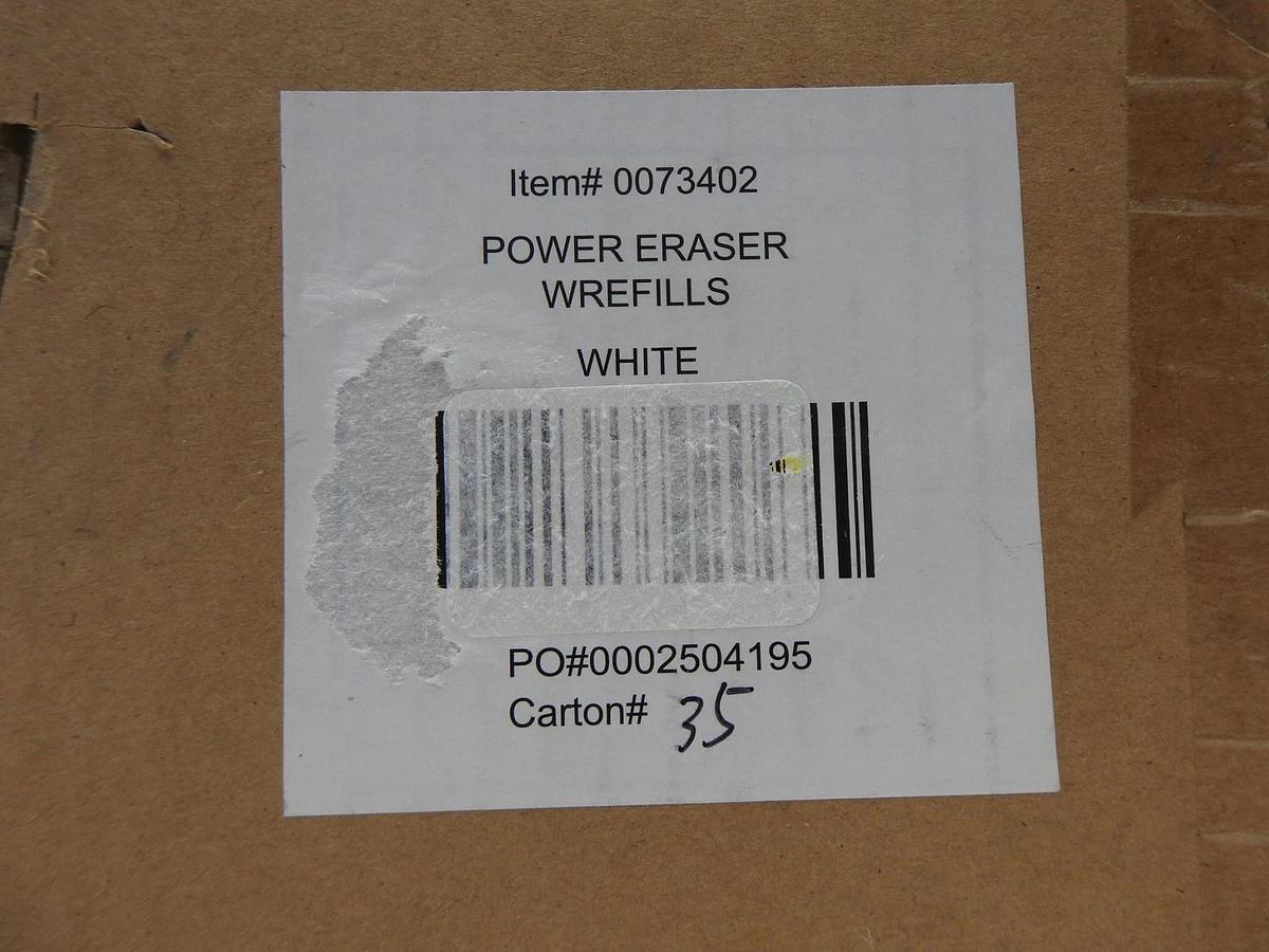 Guest Supply 0073402 Eraser Pad, WHITE 13.4"x10.5"x8.5" (12/Box)