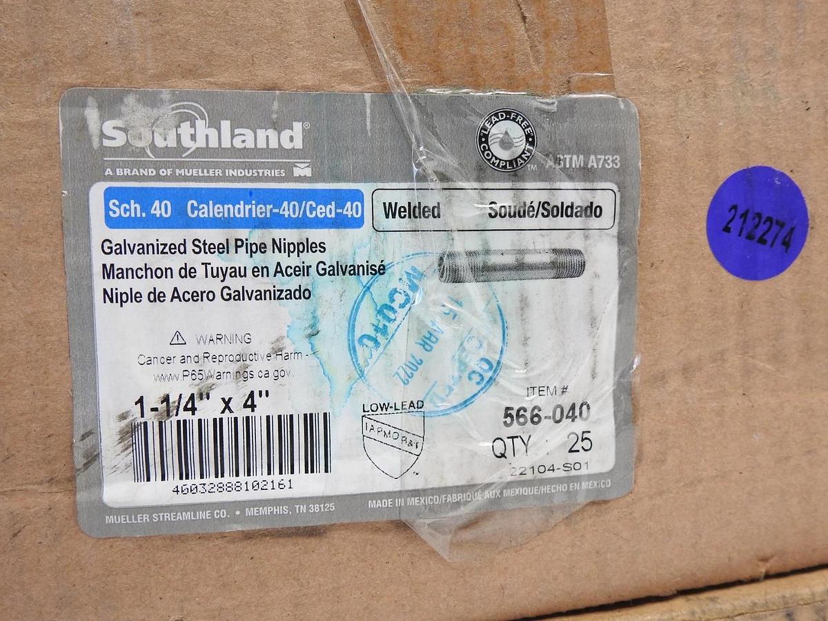 Lot of 50 - Southland 1-1/4" x 4"