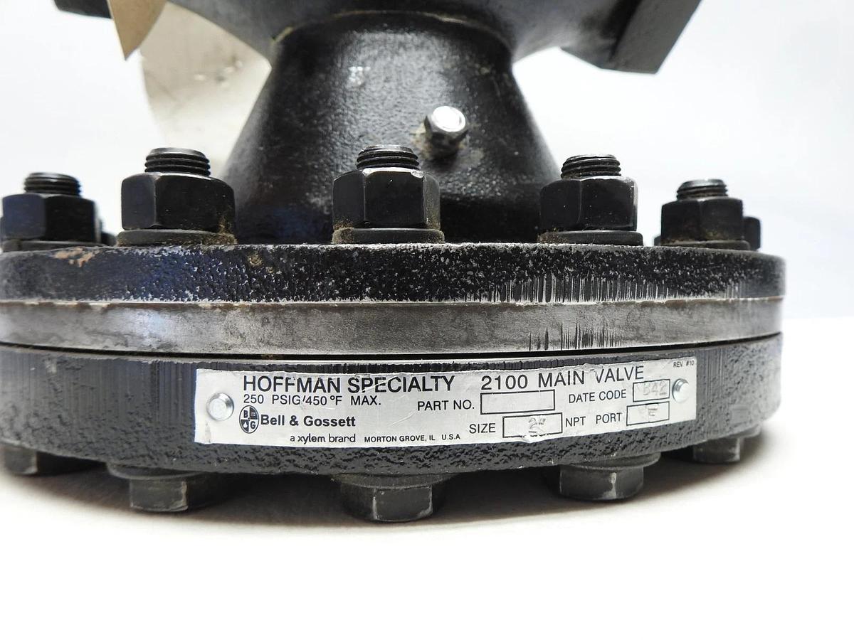 Hoffman Specialty Series 2100 Main Valve 2" Bell & Gossett - NEW