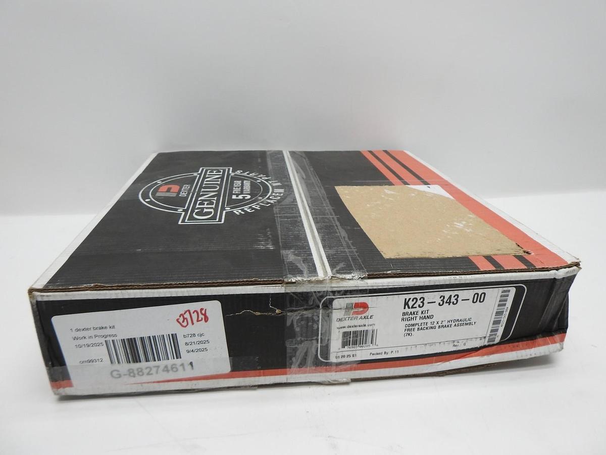 Dexter Axle 12 x 2" 7K Hydraulic Brake K23-343-00 - NEW!