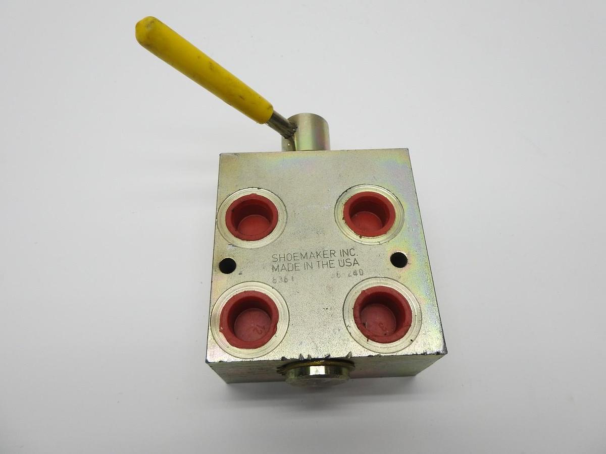 Shoemaker Inc. Hydraulic Diverter Multiplier Valve Block 8381 38 24D - BULK NEW!