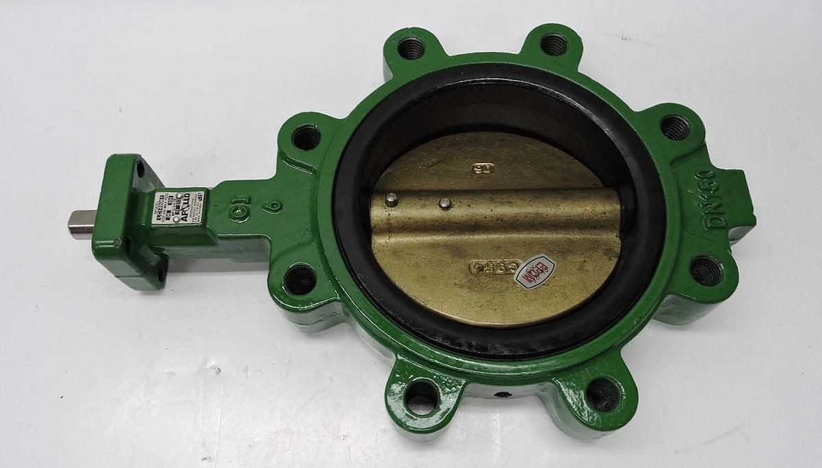 Apollo LC149 Series 6 in. Cast Iron Lug EPDM 10 Position Handle Butterfly Valve