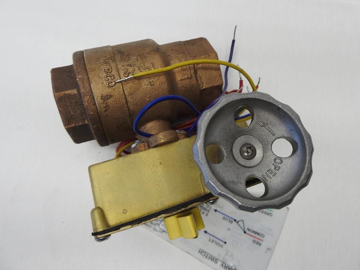 Nibco KT-505W-8 Fire Protection Ball Valve Bronze Actuator 1-1/2" NPT - NOB NEW