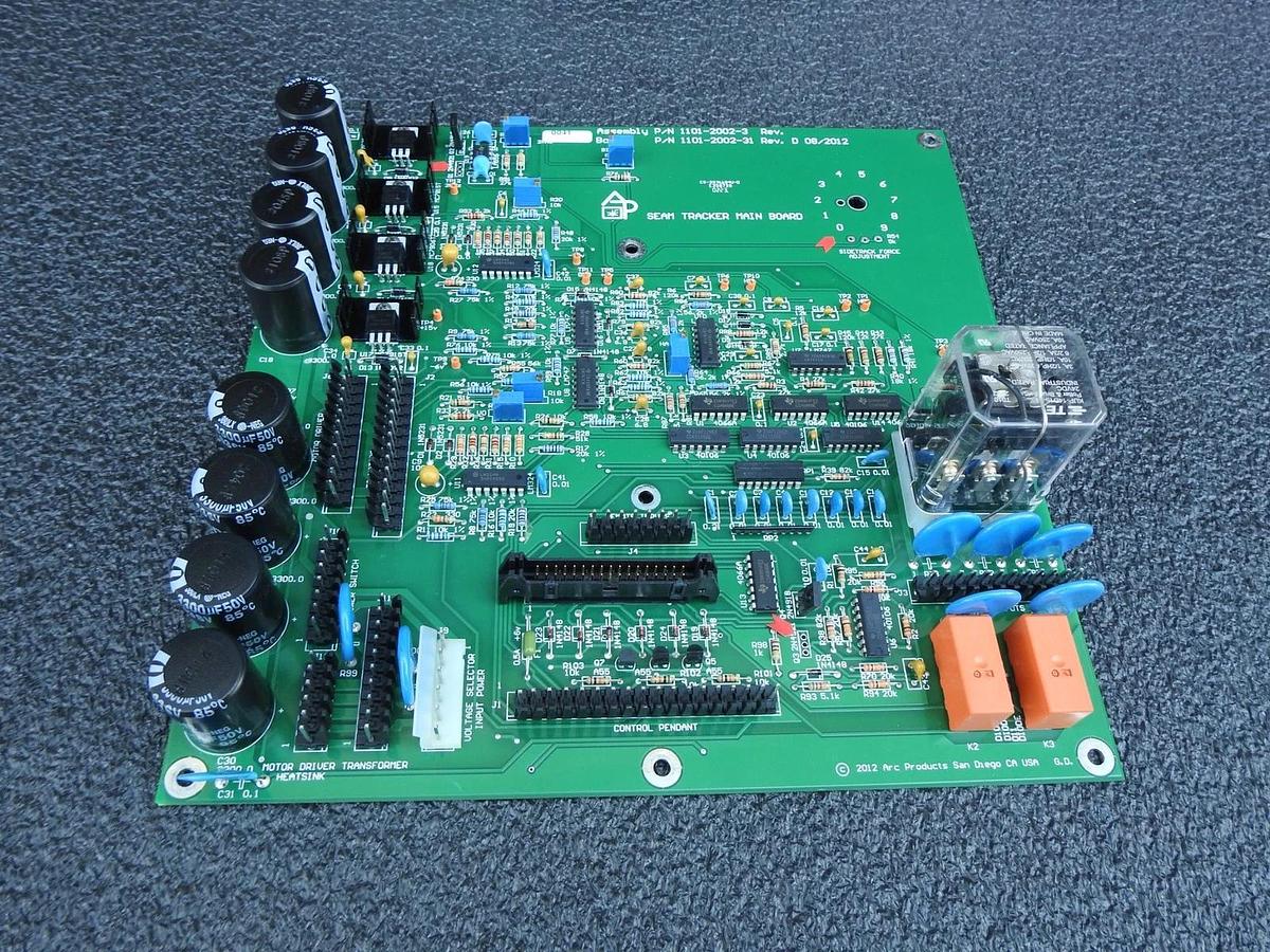 Lot of 6 - Lincoln Seam Tracker S29276-118 Main Board 1101-2002-3 / 1101-2002-3